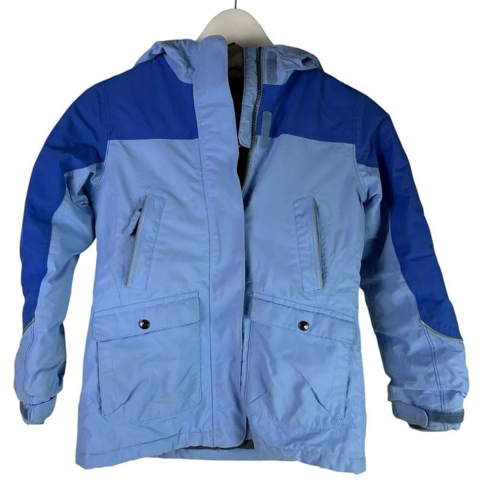 Lands End Squall Jacket Small 7/8 Blue